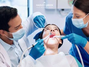 Professional tooth extraction services offered by dentists at Hadley Green Dental in the UK for safe and effective treatment